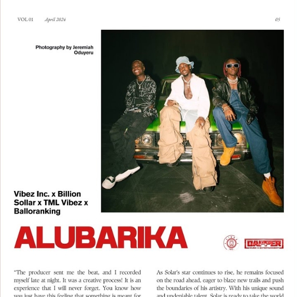 Vibez Inc Ft. Billion Sollar, Tml Vibez & Balloranking – Alubarika